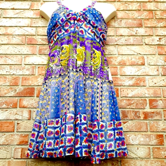 Nine & Co., colorful bohemian dress Size 16 - Picture 2 of 8